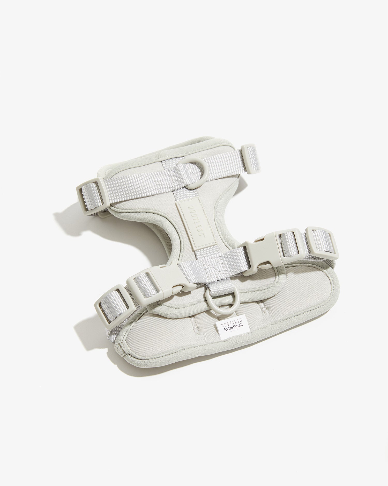 Arnés EasyFlex™ en tono stone con hebillas ajustables y anilla en D