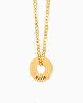 Collar Botany con colgante Anilla® personalizado Oro