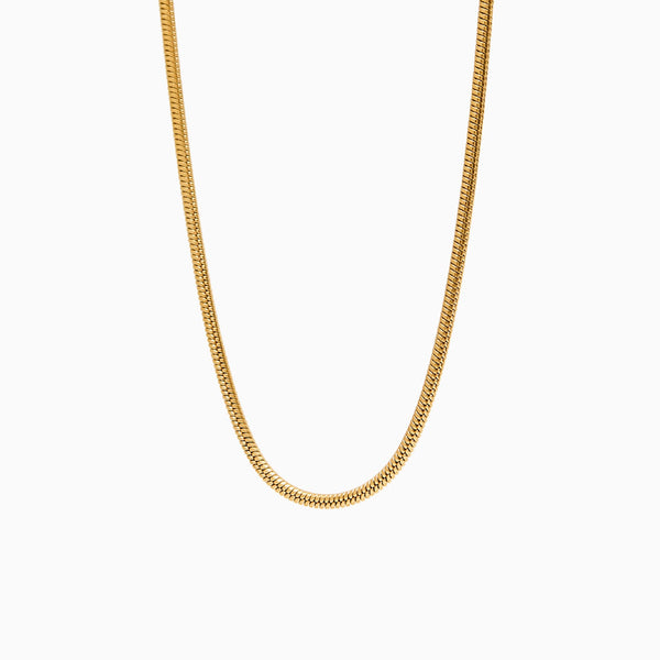 Boa® gold necklace