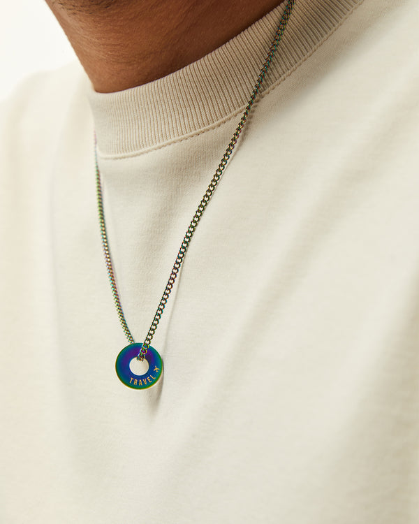 Botany necklace with customizable Rainbow Ring® pendant