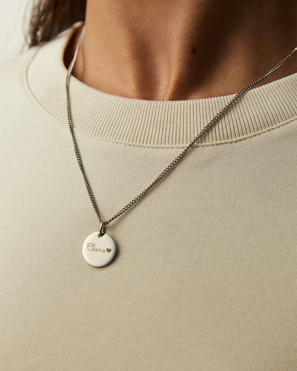 Botany necklace with silver Circle® pendant