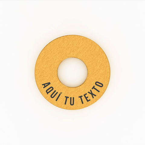 Anilla personalizable oro